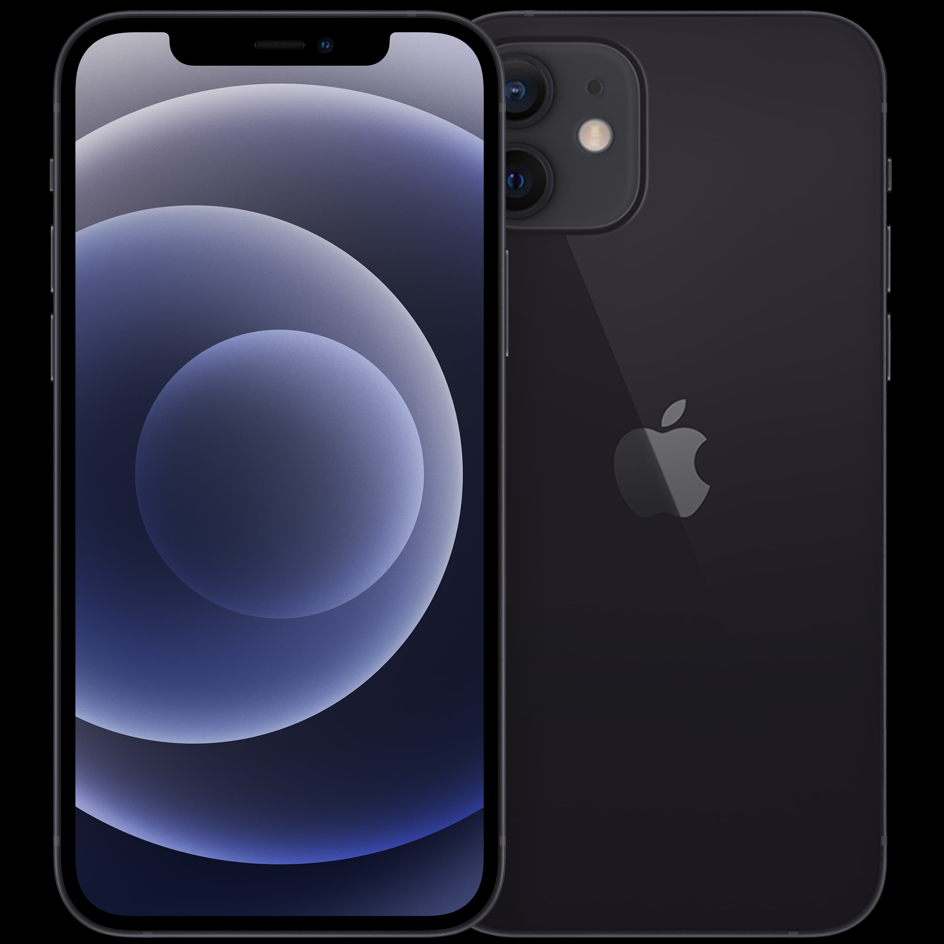 iPhone 12 64 GB Zwart — Zichtbaar gebruikt · Marge